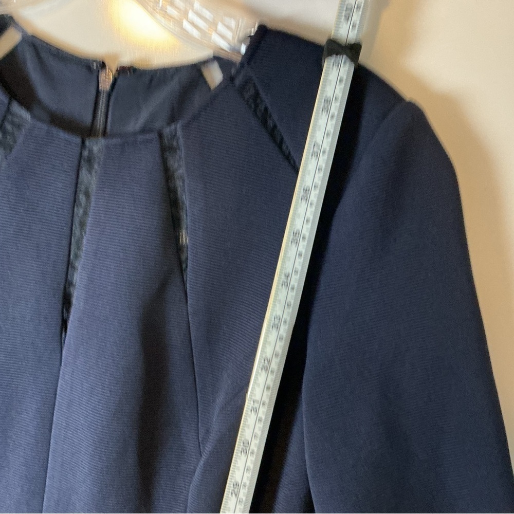 Badgley Mischka Midnight Blue Mini Dress 0118 - Picture 10 of 11